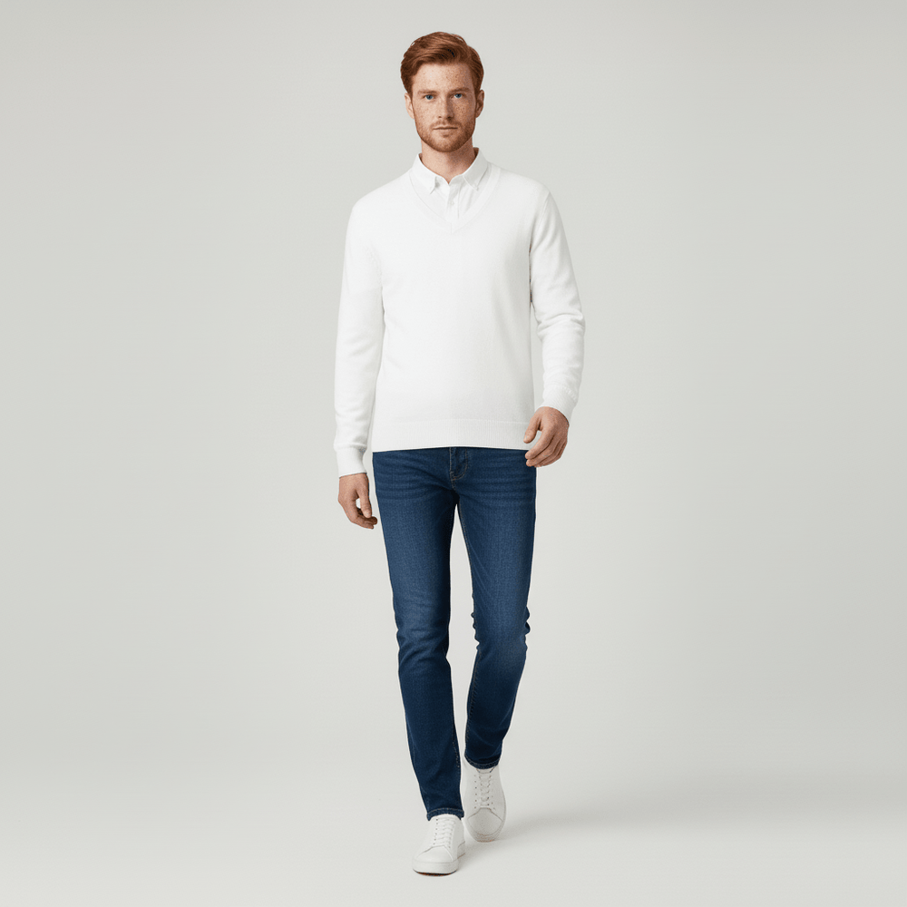 Tommy - Slim-Fit V-Neck Sweater