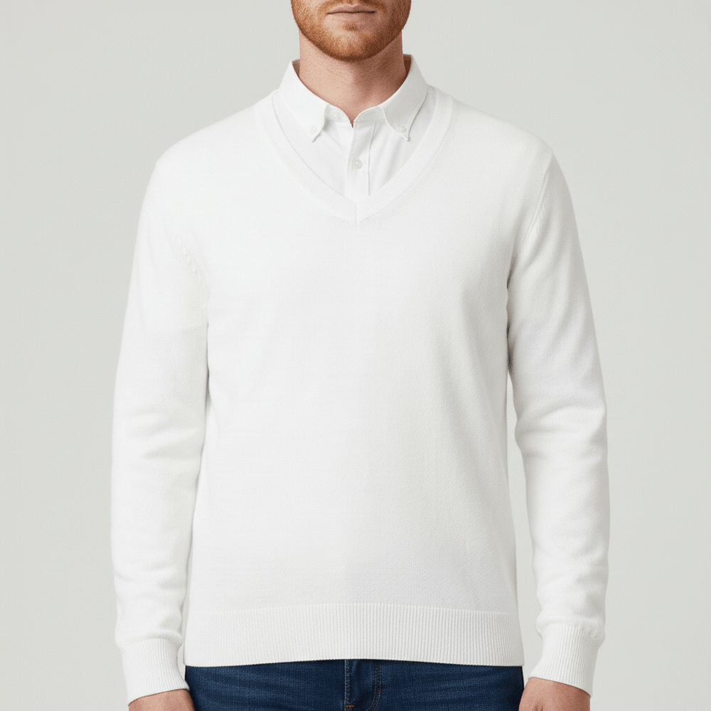 Tommy - Slim-Fit V-Neck Sweater