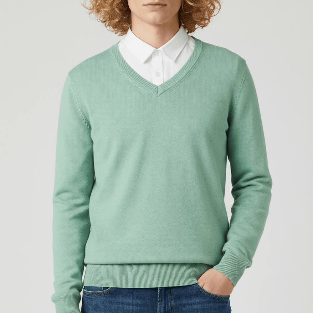 Tommy - Slim-Fit V-Neck Sweater