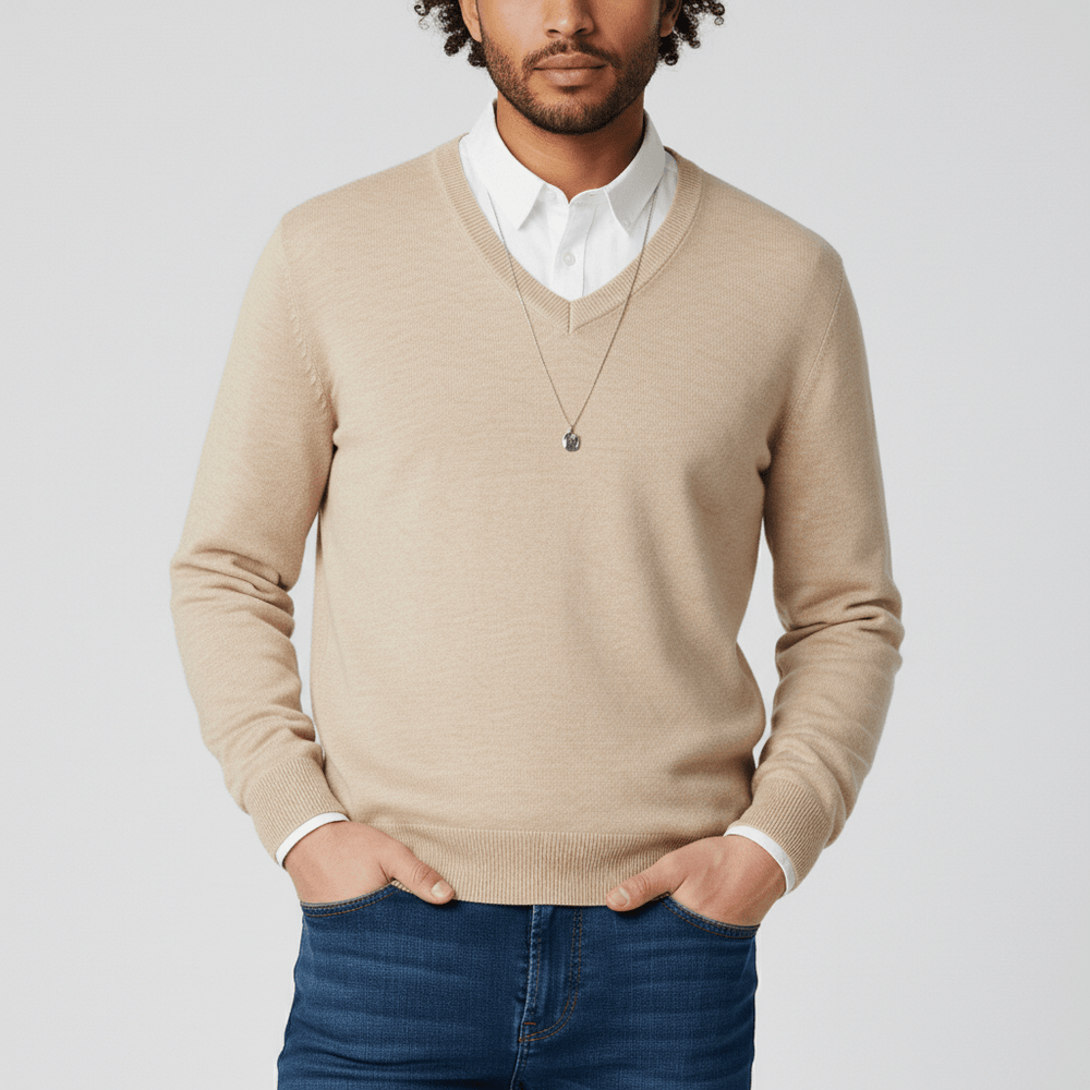 Tommy - Slim-Fit V-Neck Sweater