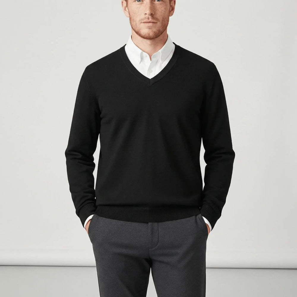 Slim-Fit V-Neck Sweater - Keanu