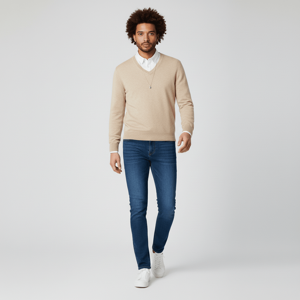 Tommy - Slim-Fit V-Neck Sweater