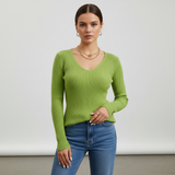 Slim Fit Knit Sweater - Veronika