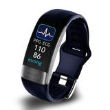 Smart bracelet with blood pressure monitor, ECG, heart rate, oxygen saturation, and sleep tracker - FDA approved | Bowlift