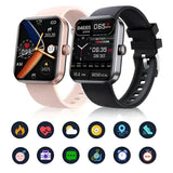 Smartwatch – Bluetooth Calling, Health Tracking & Silicone Strap