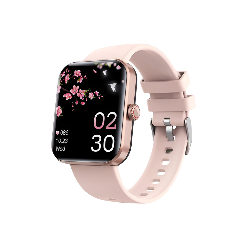 Smartwatch – Bluetooth Calling, Health Tracking & Silicone Strap