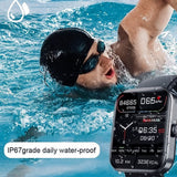 Smartwatch – Bluetooth Calling, Health Tracking & Silicone Strap