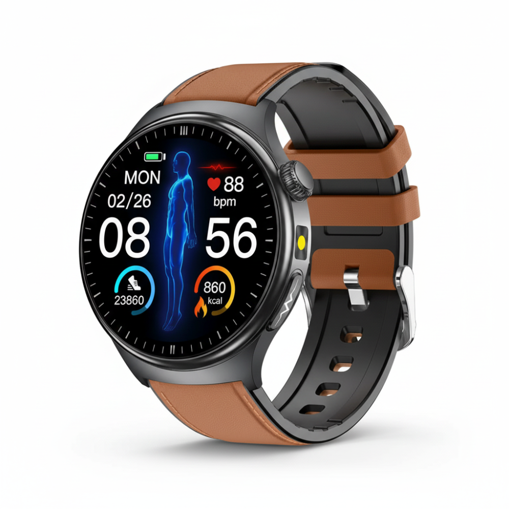Smartwatch ECG Oxygen Monitor Health Tracking