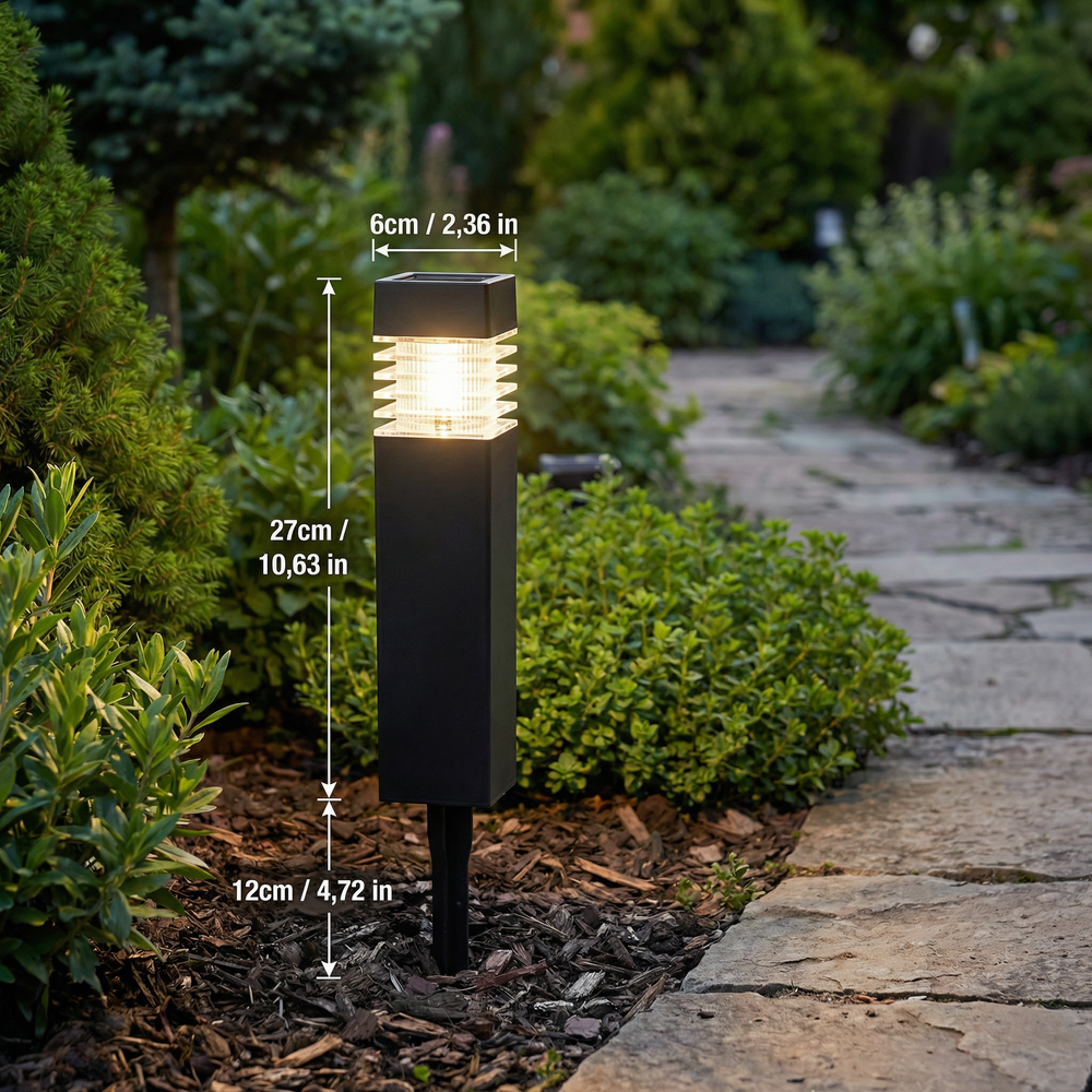 Solar LED Pathway Lights – Waterproof, Auto On/Off & Warm/Cool White