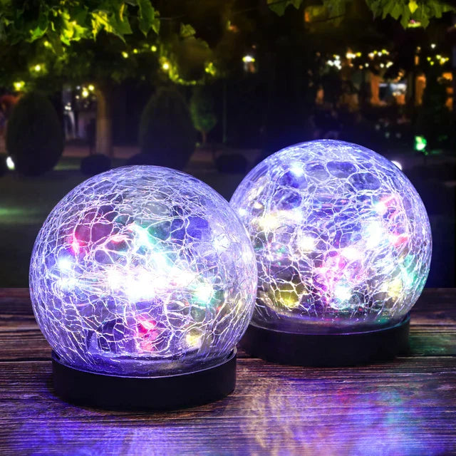 Enhanced Product Title: "Farbwechselnde Solar-Gartenleuchte im Kugel-Design – Energiesparende Außenbeleuchtung für Garten, Terrasse und Balkon" 

This title includes relevant keywords while providing more detail about the product's features and uses, whic
