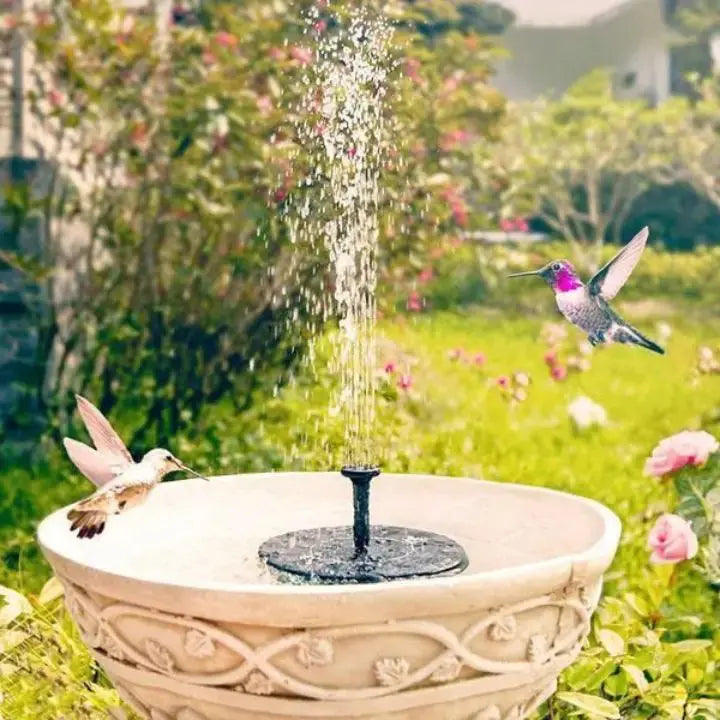 Solar Water Fountain – Self-Starting, 45 cm Spray Height, for Bird Bath & Pond