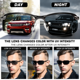 Photochromic Sunglasses – UV400 Polarized Lenses, Lightweight Alloy & Unisex