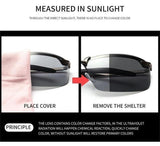 Photochromic Sunglasses – UV400 Polarized Lenses, Lightweight Alloy & Unisex