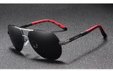 Polarized Aviator Sunglasses – UV400, Anti-Glare Metal Frame, Unisex