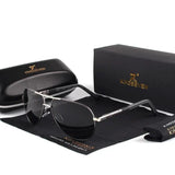 Polarized Aviator Sunglasses – UV400, Anti-Glare Metal Frame, Unisex
