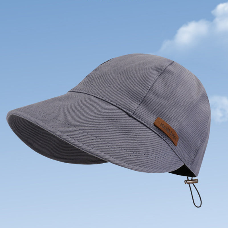 Unisex Foldable Sun Hat – UV Protection, Wide Brim & Breathable Cotton