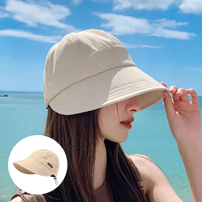 Unisex Foldable Sun Hat – UV Protection, Wide Brim & Breathable Cotton