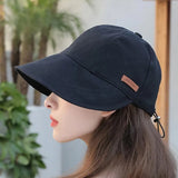 Unisex Foldable Sun Hat – UV Protection, Wide Brim & Breathable Cotton