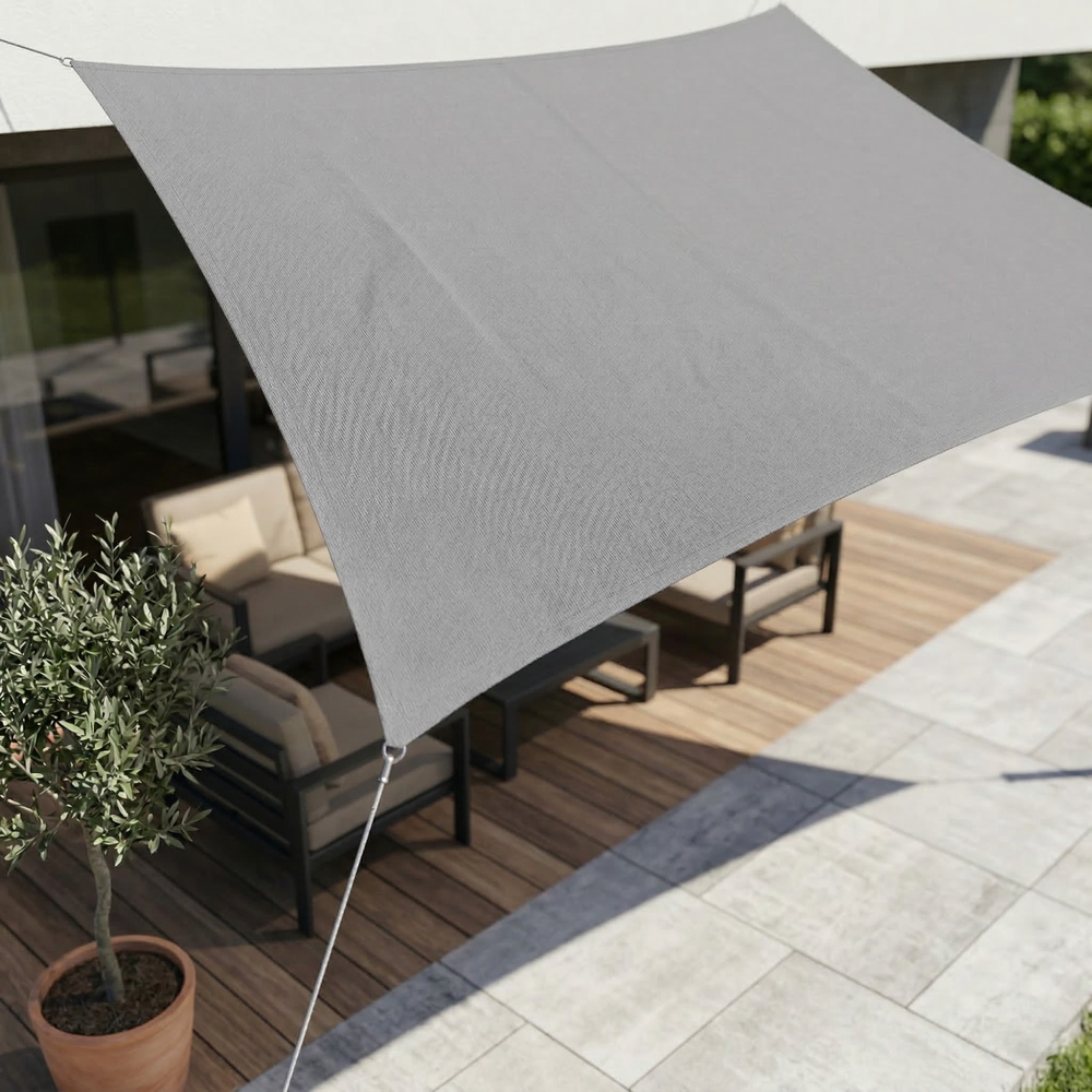 Rectangular Sun Shade Sail – Waterproof, UV Protection & 5 Sizes