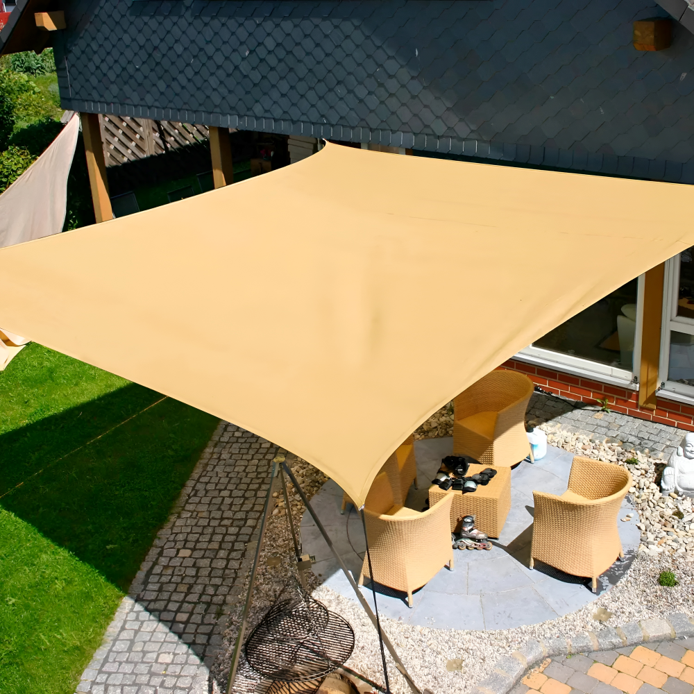 Rectangular Sun Shade Sail – Waterproof, UV Protection & 5 Sizes