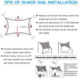 Rectangular Sun Shade Sail – Waterproof, UV Protection & 5 Sizes