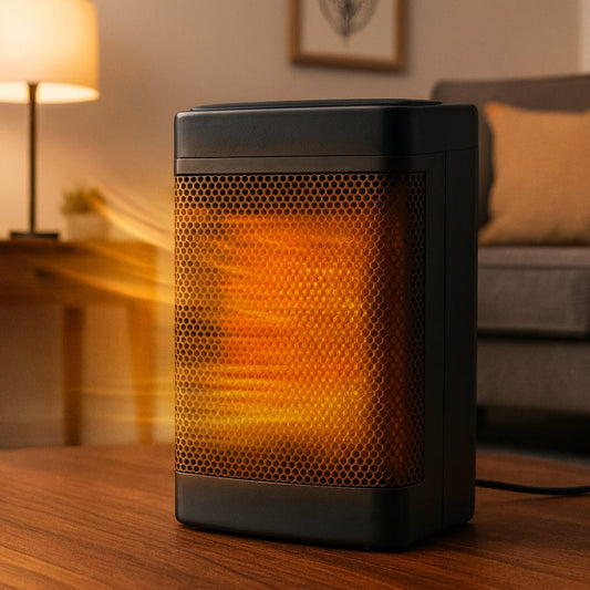 Electric Space Heater – Thermostat Control, Oscillating Design & Indoor Use