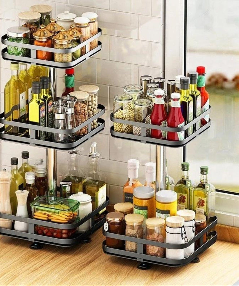 TwistRack 360° – Rotating Storage Rack
