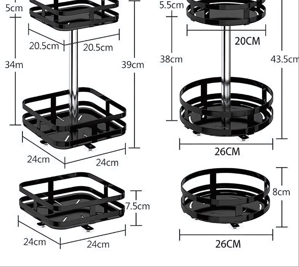 TwistRack 360° – Rotating Storage Rack