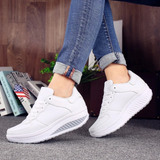 Orthopedic Women's Sneakers in Black Leather – FlexiStep