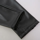 Lars – Skinny Fit Elastic Leather Pants for Men