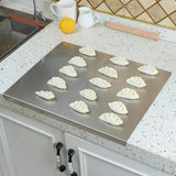 Kalsten | SliceGrip – Stainless Steel Cutting Board with Non-Slip and Raised Edge
