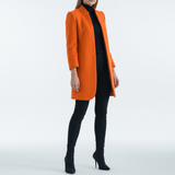 Stand-up collar coat - Valentina