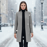 Stand-up collar coat - Valentina