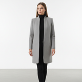 Stand-up collar coat - Valentina
