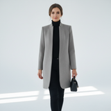 Stand-up collar coat - Valentina