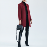 Stand-up collar coat - Valentina
