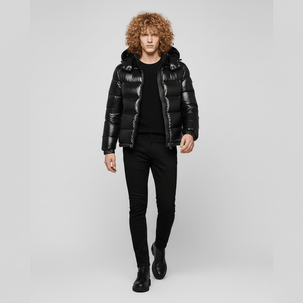 Tommy - Quilted Jacket with Glossy Finish - 3