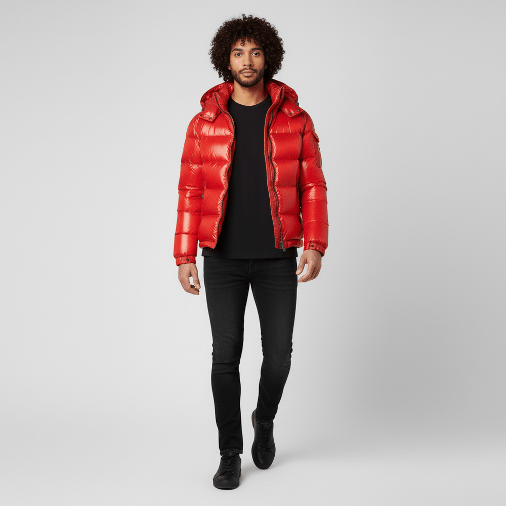 Tommy - Quilted Jacket with Glossy Finish - 5