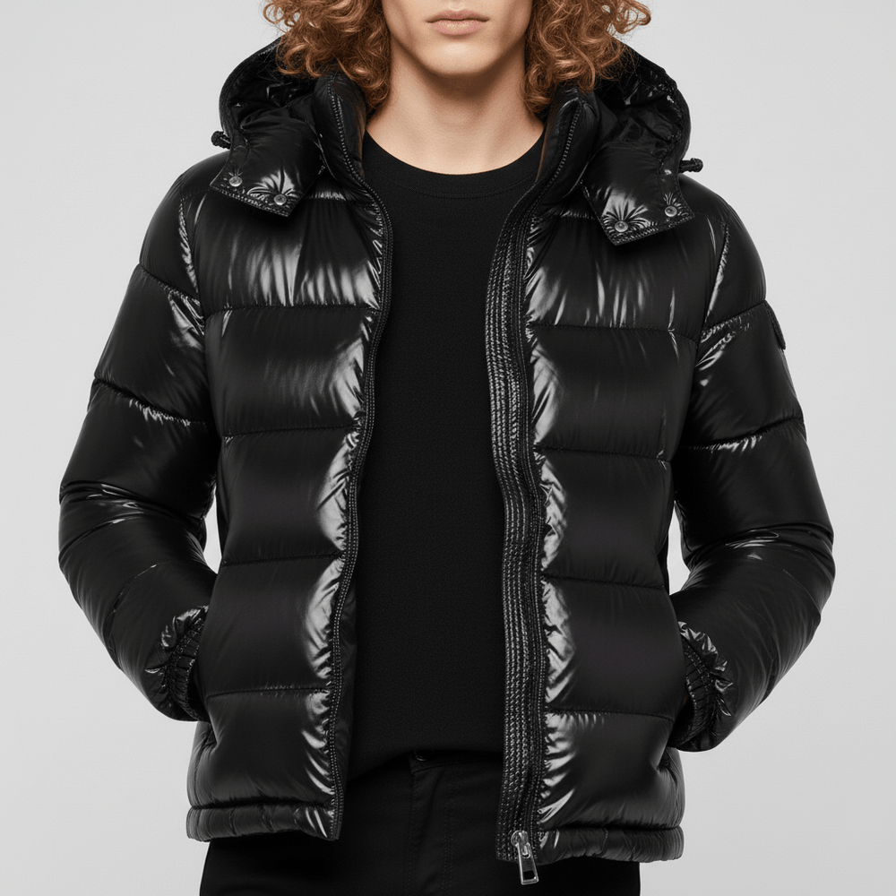 Tommy - Quilted Jacket with Glossy Finish - 6