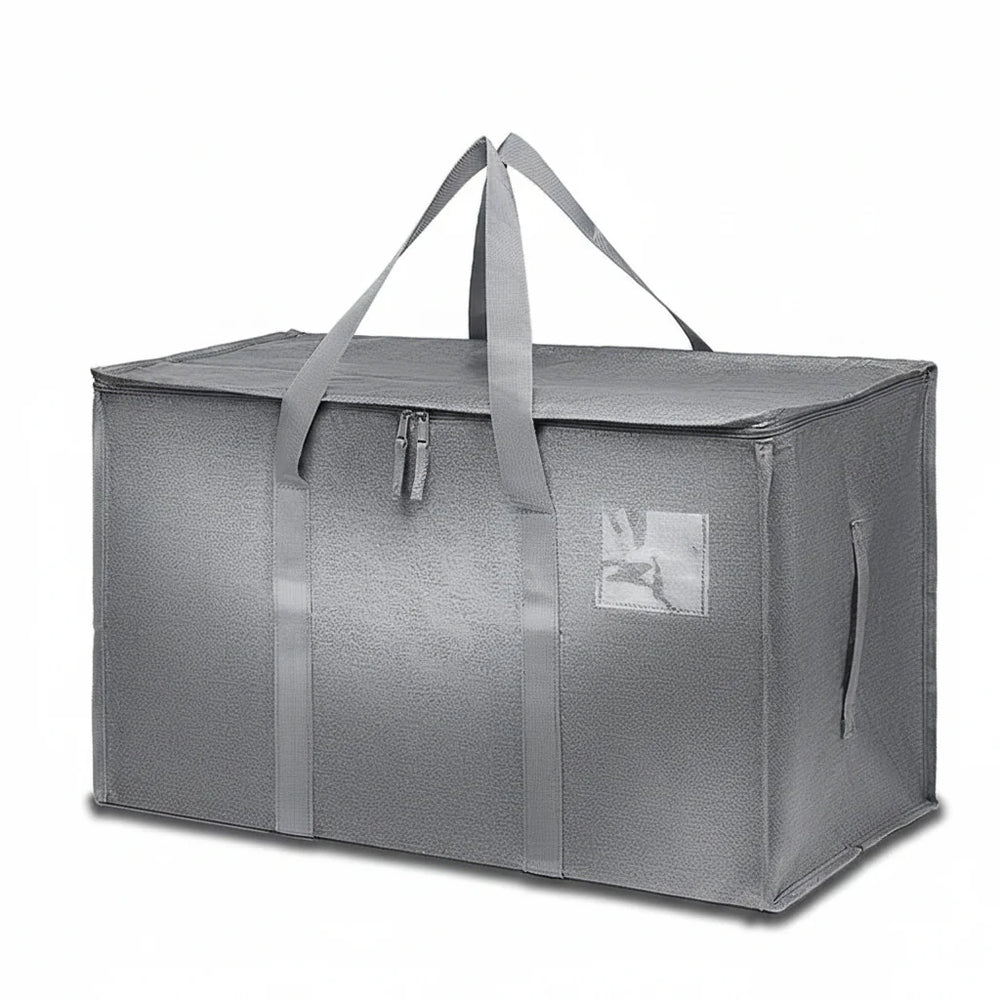 Storage Bags Heavy Duty Moving Tote Waterproof Zipper Organizer