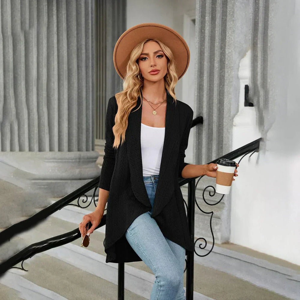 Cardigan with Open Front - Brigitte