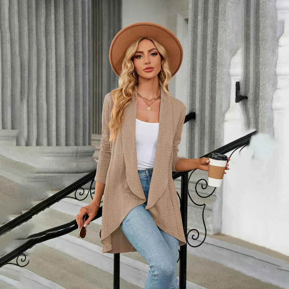 Cardigan with Open Front - Brigitte
