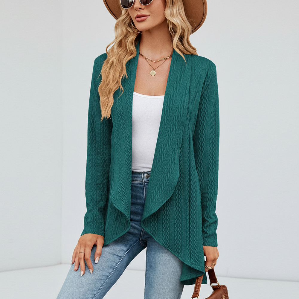 Cardigan with Open Front - Brigitte