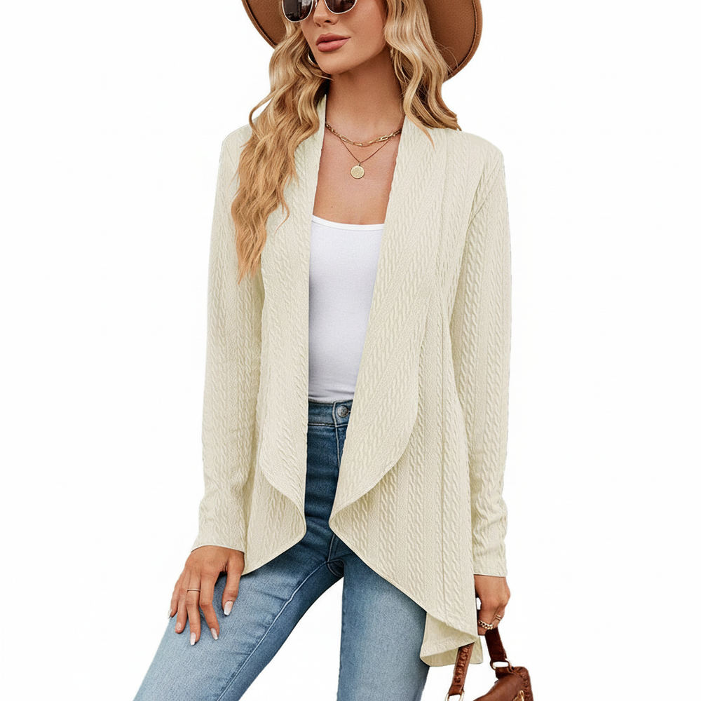 Cardigan with Open Front - Brigitte