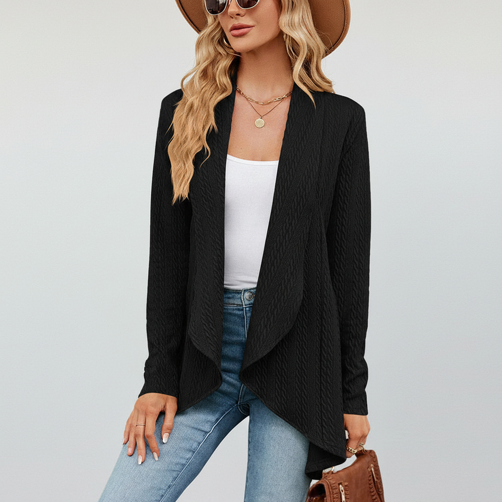 Cardigan with Open Front - Brigitte