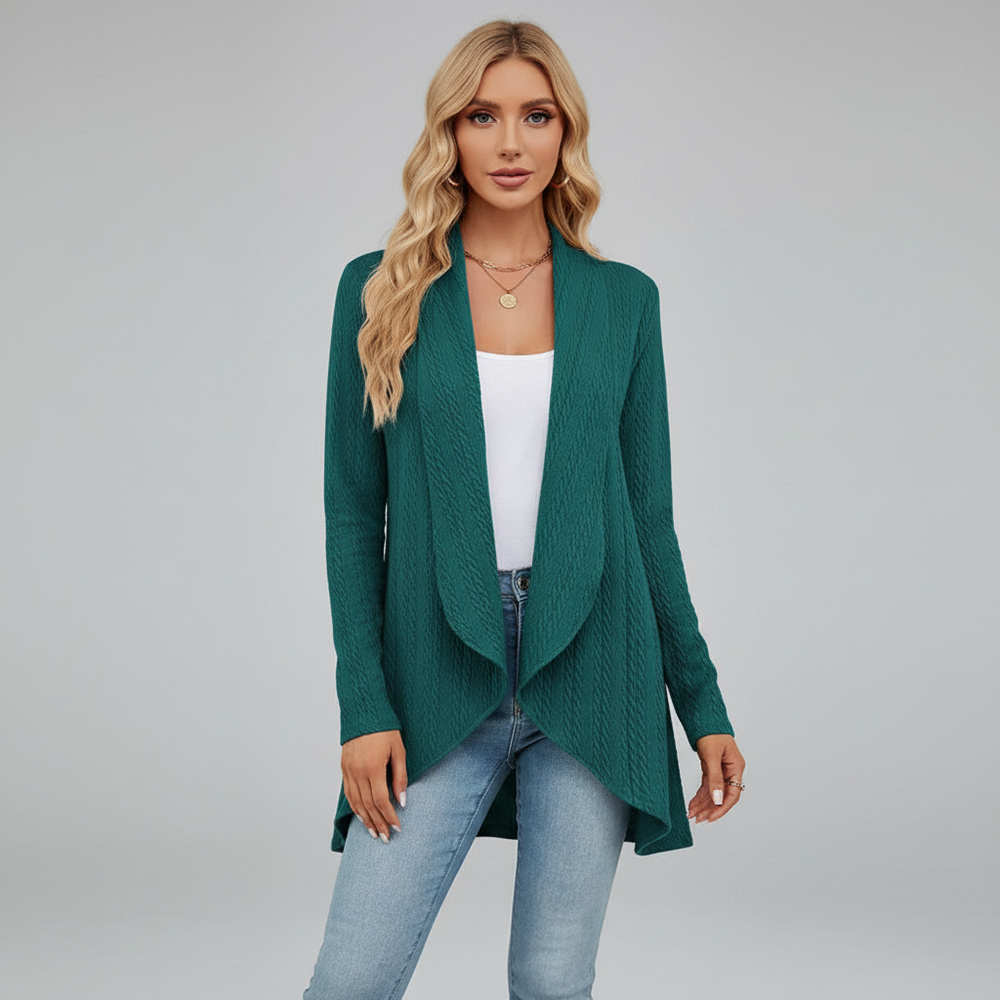 Cardigan with Open Front - Brigitte