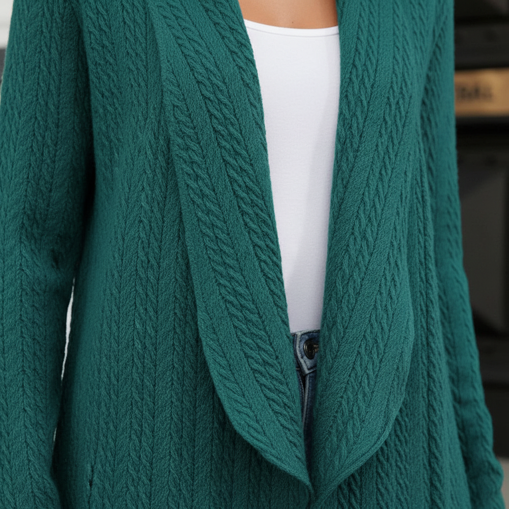 Cardigan with Open Front - Brigitte