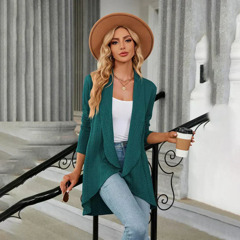 Cardigan with Open Front - Brigitte