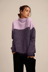 Women's Knit Sweater – Stand Collar