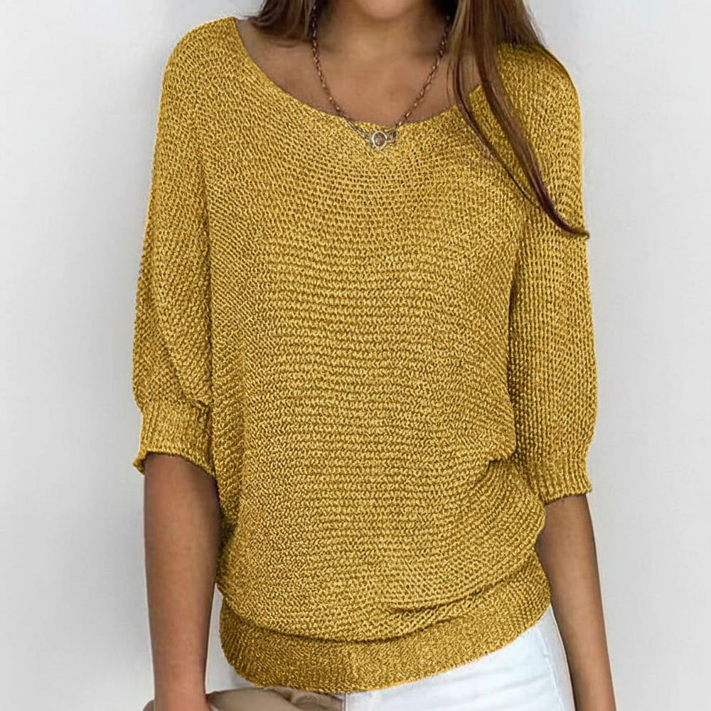 Sweater with Batwing Sleeves - Gabriele - 2